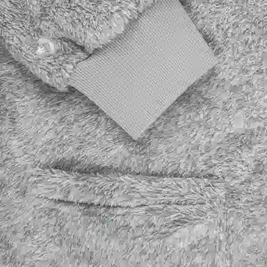 Converse Logo V-Neck Knit Jacket Light Grey