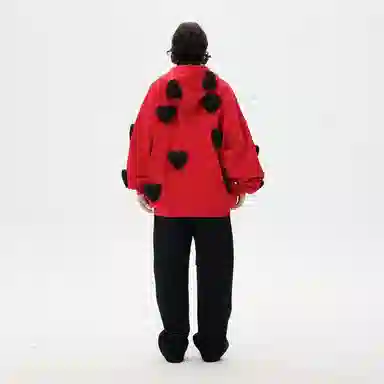 SQQZ Project Heart 3D Padded Hoodie