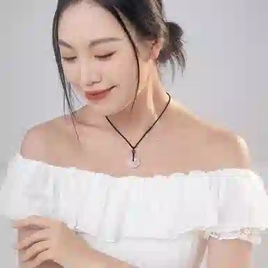 七可 圆满平安扣 平安顺遂褔气满满 新中式古风锁骨链 简约小众轻奢百搭高级感 本命年礼盒 好运 玉髓 项链 男女同款情侣款