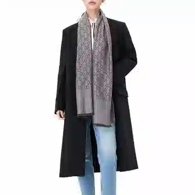 Gucci Wool Fringe Scarf