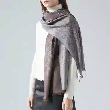 Gucci Wool Fringe Scarf