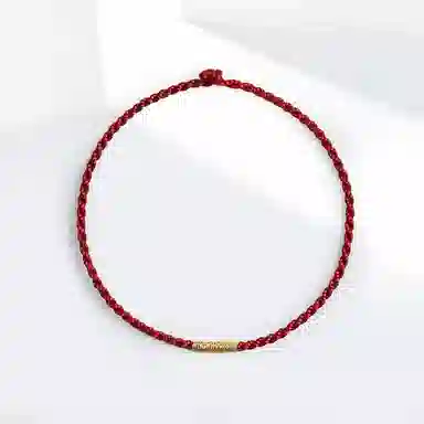 饰伴 丝缕情深好运 小众可自由新中式国潮 福气至上 本命年 精致 日常百搭 织物 手绳 男女同款情侣款