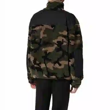 Valentino Camo Zip Sweatshirt