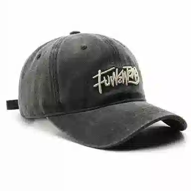 啄木鸟 复古水洗做旧字母刺绣户外晒遮阳 棉质 鸭舌帽 男女同款情侣款