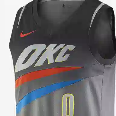 Nike NBA Russell Westbrook City Edition Swingman Jersey
