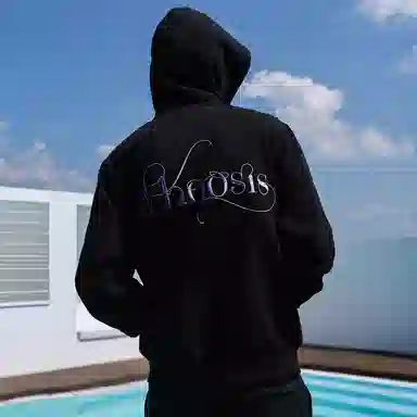 WHOOSIS Logo Zip Cardigan