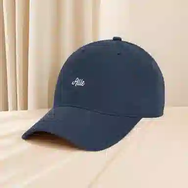 啄木鸟 春季户外休闲软顶字母刺绣简约百搭弯檐高级感显脸小 棉 鸭舌帽 男女同款情侣款