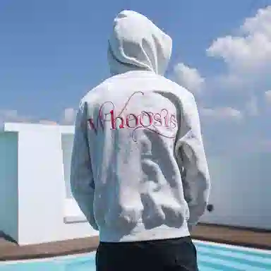 WHOOSIS Logo Zip Cardigan