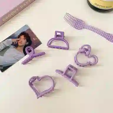 简应舒 固定头发迷你夹子发抓夹发卡后脑勺头饰 合金 发夹 女款