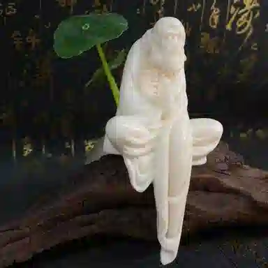 書卓 悬挂达摩祖师随身禅意 客厅玄关装饰 财源滚滚原创设计考试考研招财进宝诸事顺遂#好运 象牙果 摆件 男女同款情侣款