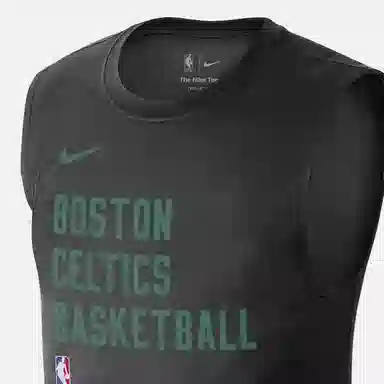 Nike Letter Print Sleeveless Tee Black