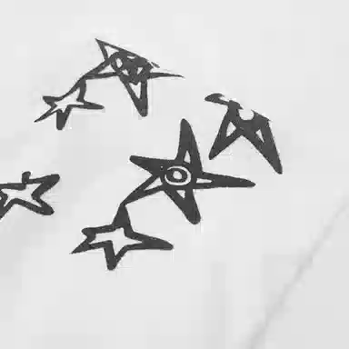 Valentino Star Graffiti T-Shirt White