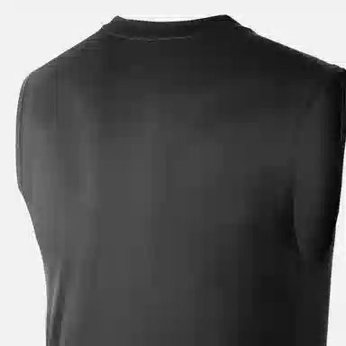 Nike Letter Print Sleeveless Tee Black