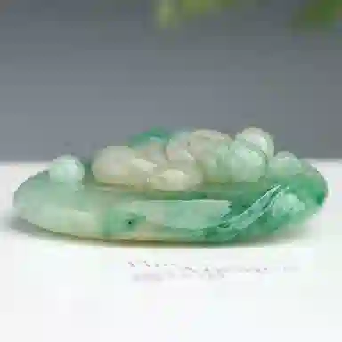 玉说 国风荷花莲蓬和和美美 独山玉 吊坠 男女同款情侣款