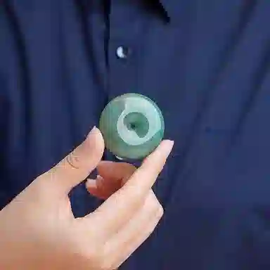 玉说 国风平安扣挂饰圆圆满满 独山玉 吊坠 男女同款情侣款