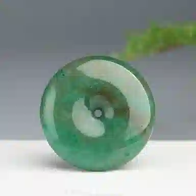 玉说 国风平安扣挂饰圆圆满满 独山玉 吊坠 男女同款情侣款