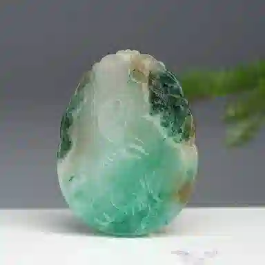 玉说 国风大肚弥勒佛坠子平安吉祥佛公 独山玉 玉石吊坠 男女同款情侣款