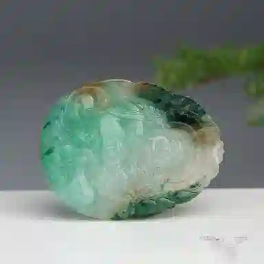 玉说 国风大肚弥勒佛坠子平安吉祥佛公 独山玉 玉石吊坠 男女同款情侣款