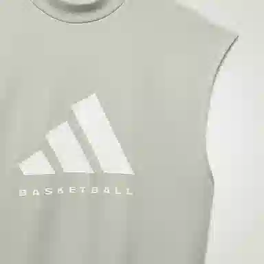 adidas Basketball Sleeveless Tee Logo