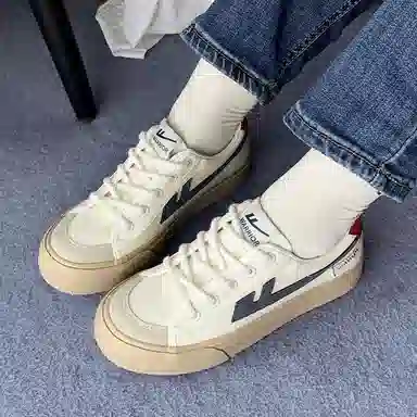 Warrior Canvas Low Blue Beige