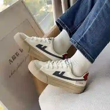 Warrior Canvas Low Blue Beige