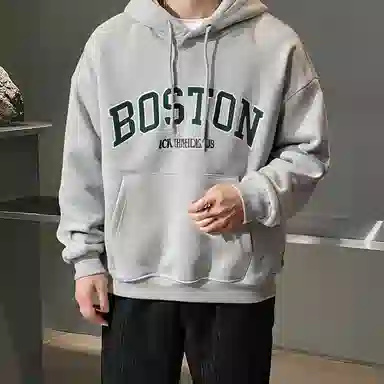 SHANTREE Vintage Hoodie Light Grey