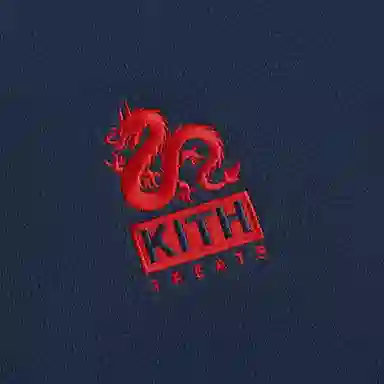 KITH SS24 Crewneck Sweatshirt Navy