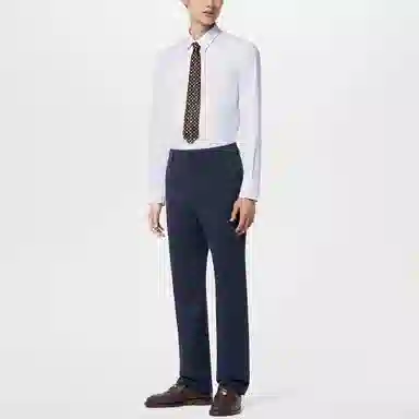 LOUIS VUITTON Blason Printed Long-Sleeved Shirt