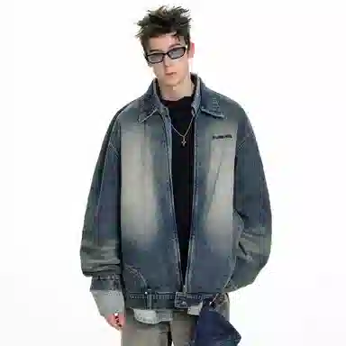 BJHG Washed Collar Jacket