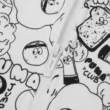 Puma CLUB AOP FZ Hoodie Logo