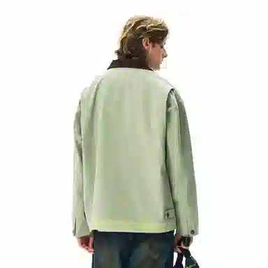 s.k. manor hill Detroit Zip Jacket Mint Green