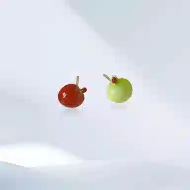 希遇 奇趣简雅 简约时尚  新中式国潮轻奢小众设计 可爱精致 清纯 日常百搭 合金 耳钉 男女同款情侣款