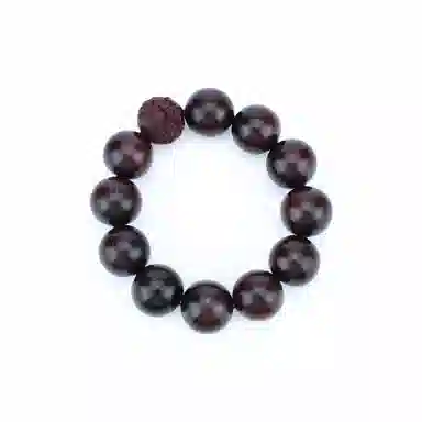 【臻品.文创】 日向晚 招财进宝 聚财纳福 新中式国潮文玩暴富转运珠 招财纳福貔貅小众设计手饰#好运 紫檀属 木作手串 男女同款情侣款