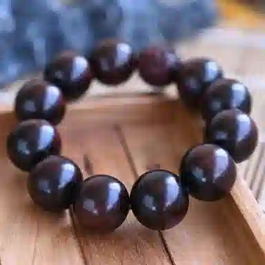 【臻品.文创】 日向晚 招财进宝 聚财纳福 新中式国潮文玩暴富转运珠 招财纳福貔貅小众设计手饰#好运 紫檀属 木作手串 男女同款情侣款