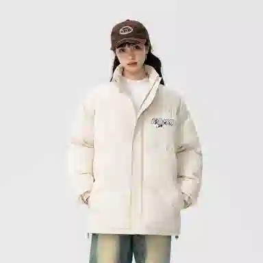 KOKO BASE Retro Floral Puffer Jacket