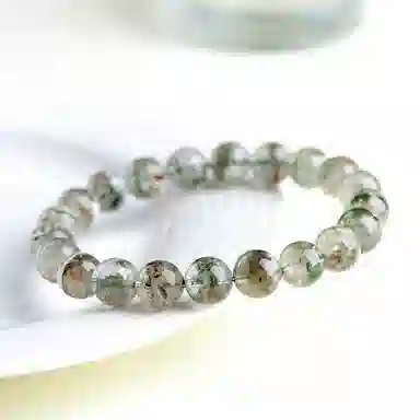 金戟 空中花园绿幽灵 新中式国潮千层幽灵串珠 晶莹剔透轻奢 提升事业生肖星座守护 水晶 手串 男女同款情侣款