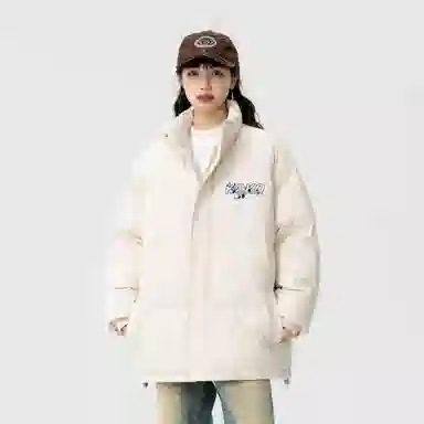 KOKO BASE Retro Floral Puffer Jacket