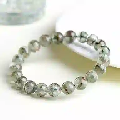 金戟 空中花园绿幽灵 新中式国潮千层幽灵串珠 晶莹剔透轻奢 提升事业生肖星座守护 水晶 手串 男女同款情侣款