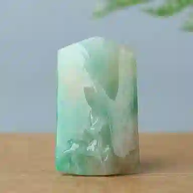 玉说 国风一路有你向钱冲小鹿 独山玉 吊坠 男女同款情侣款