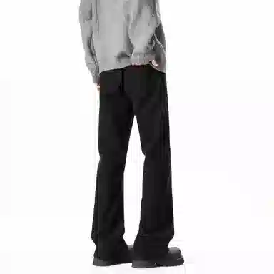 大卫贝肯 美式高街复古直筒简约基础款日常百搭垂感休闲牛仔裤 男女同款