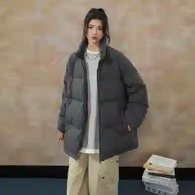 SWAMP AREA Basic Series 85 Duck Down Zip-Up Jacket