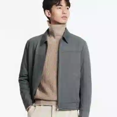 九牧王男裤专家 复古时尚商务羽绒服 男款