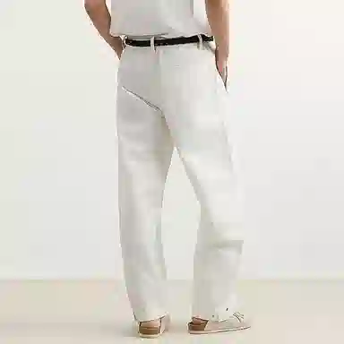 速写 简约日常宽松休闲牛仔裤 男款