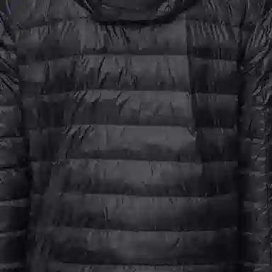 Emporio Armani Logo Print Hoodie Jacket Black