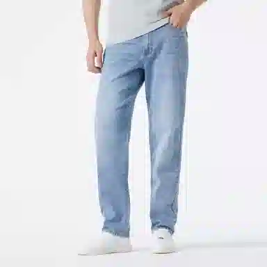 Camel Retro Relaxed Fit Jeans