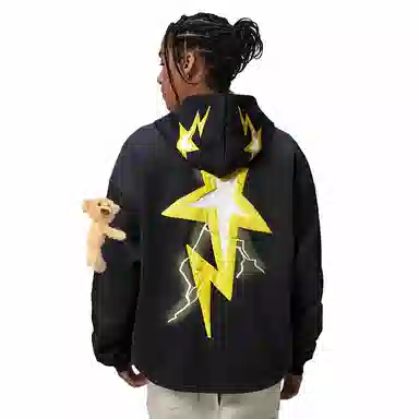 PISYPOX Star Print Hoodie