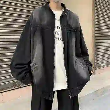 M-MAICCO Vintage Unisex Denim Jacket