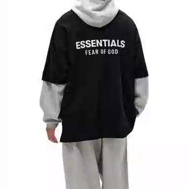 Fear of God Essentials FW24 Holiday Core T-Shirt Meteorite Black