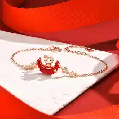 恋朵 蛇年本命年 生肖顺利 星月守护 #好运 玛瑙 手链 女款