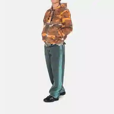 Stussy Spray Dye Hooded Work Jacket